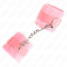 Kink - Manchettes Débutant En Fourrure Rose 30 X 7 Cm